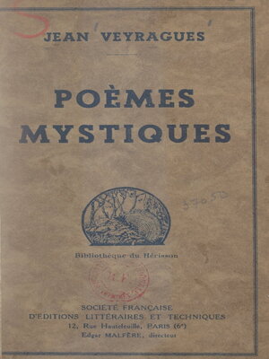 cover image of Poèmes mystiques
